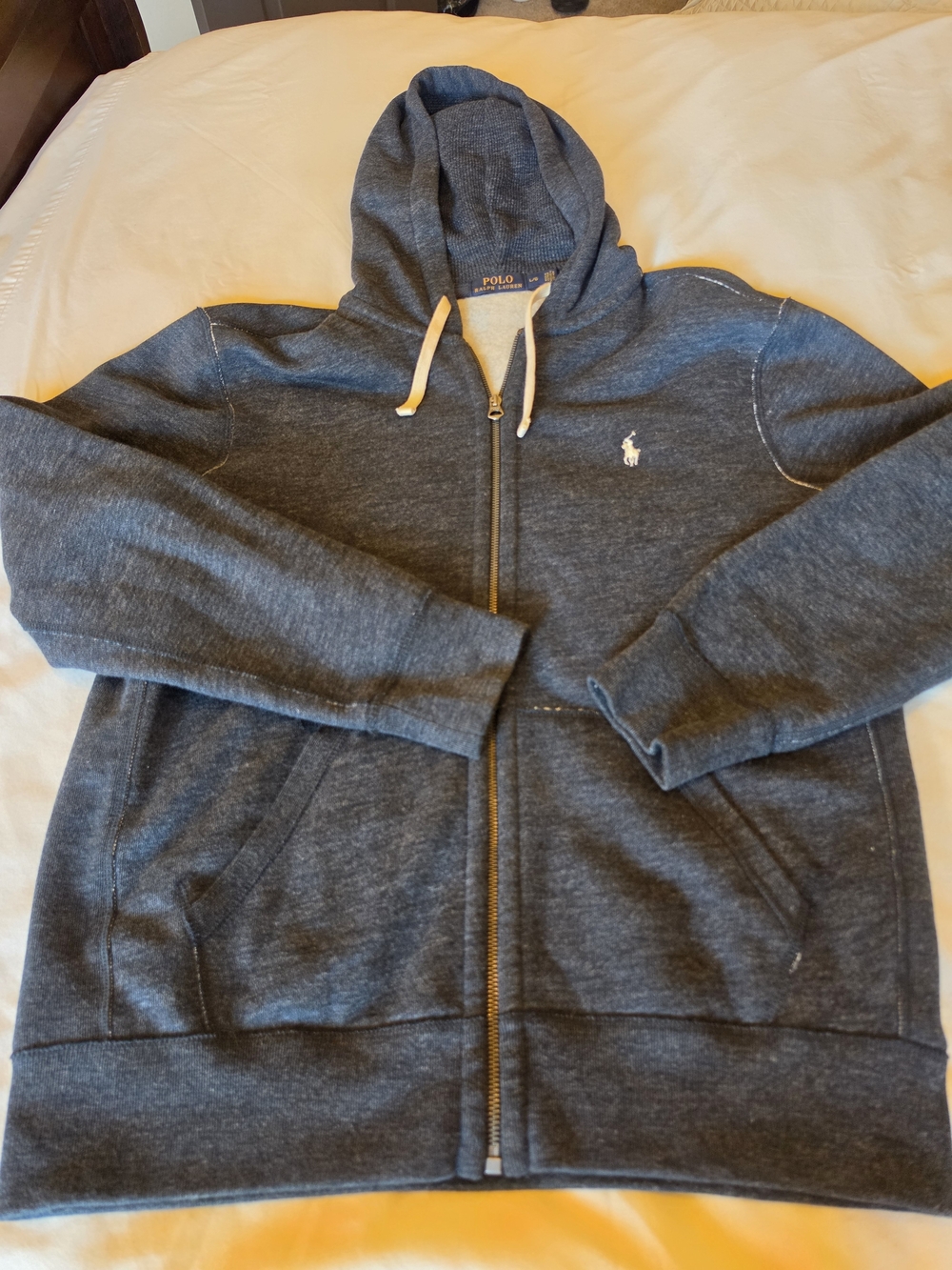 Ralph Lauren Men's Navy Heather Full-Zip Hoodie